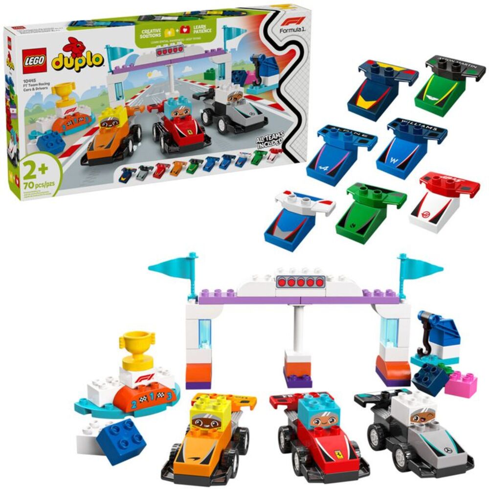 LEGO® DUPLO® Town Formula 1  F1® Team Race Cars & Drivers 10445  COLLECTIBLES